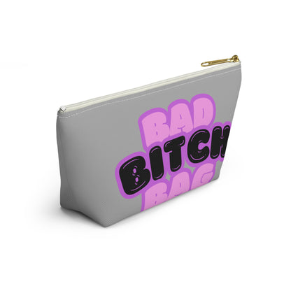 Bad Bitch Accessory Pouch : Light Grey
