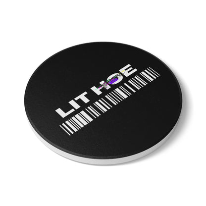 Ceramic Coaster - Lit Hoe