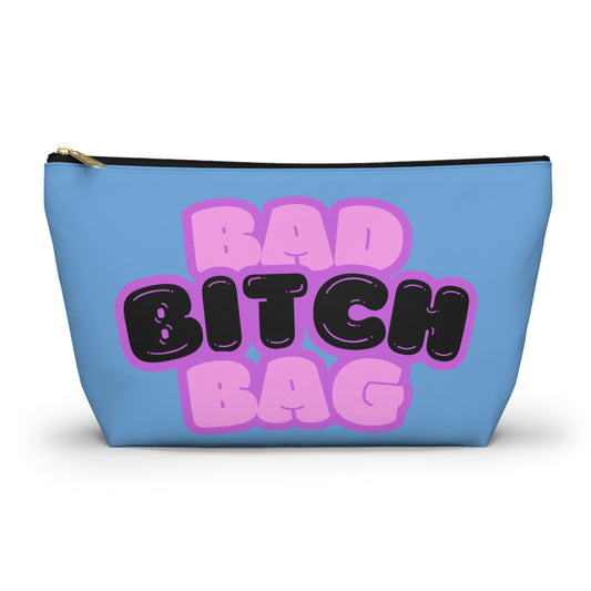 Bad Bitch Accessory Pouch : Light Blue