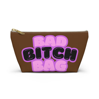 Bad Bitch Accessory Pouch : Dark brown