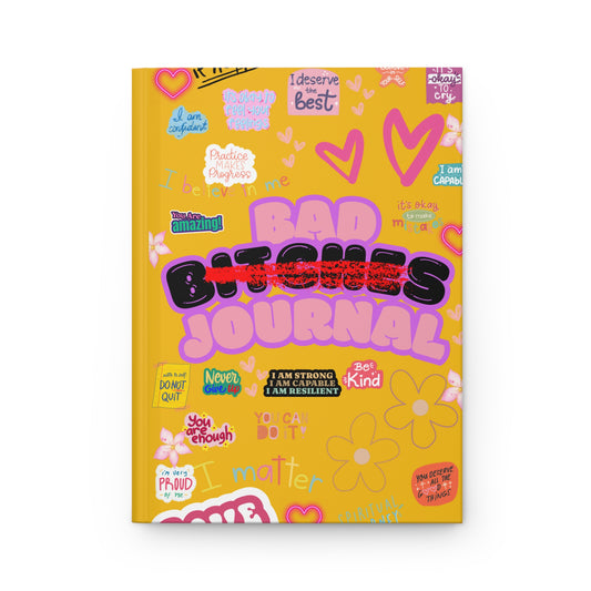 Yellow “Bad Bitch Journal” : Self-Care Journal