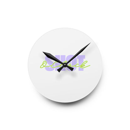 Shot O’Clock Wall Clock
