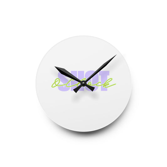Shot O’Clock Wall Clock