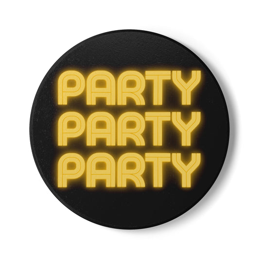 Party Vibes Ceramic Coaster