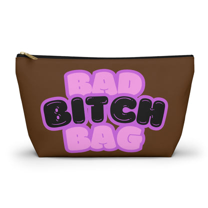 Bad Bitch Accessory Pouch : Dark brown