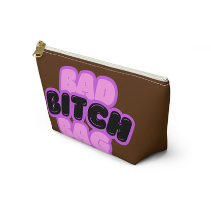 Bad Bitch Accessory Pouch : Dark brown