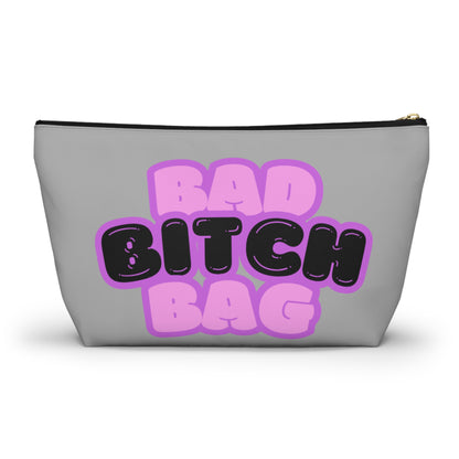 Bad Bitch Accessory Pouch : Light Grey