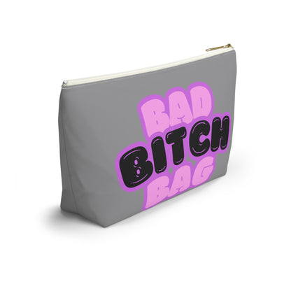 Bad Bitch Accessory Pouch : Grey